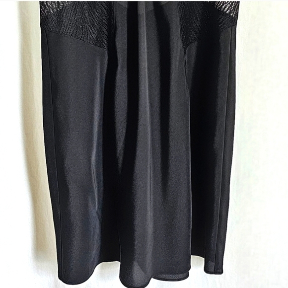 Calvin Klein Black Floral Lace Slip Dress - Picture 11 of 15